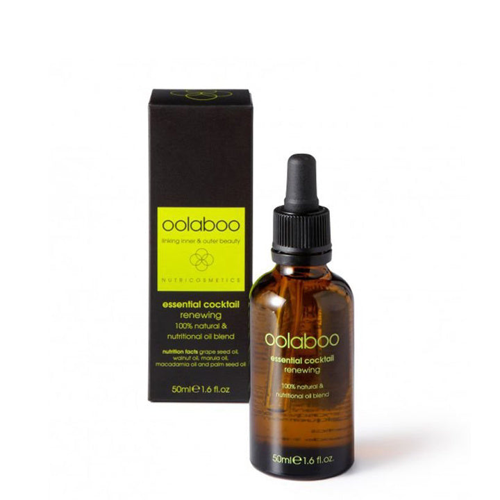 Oolaboo Essential Cocktail Renewing 50ml frasco con pipeta y caja