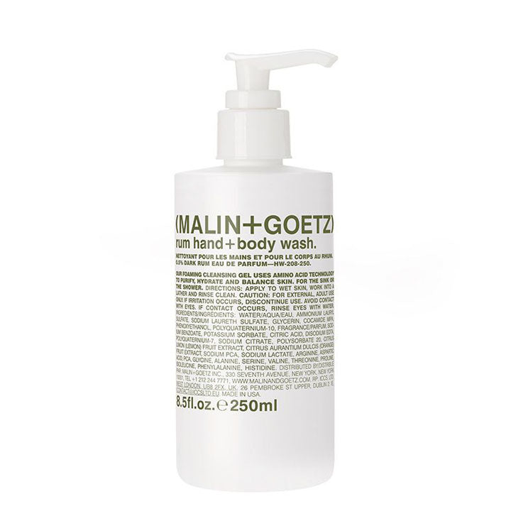 Malin+Goetz Gel de ducha y baño Rum