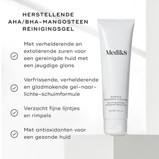 Medik8 Surface Radiance Cleanse beneficios