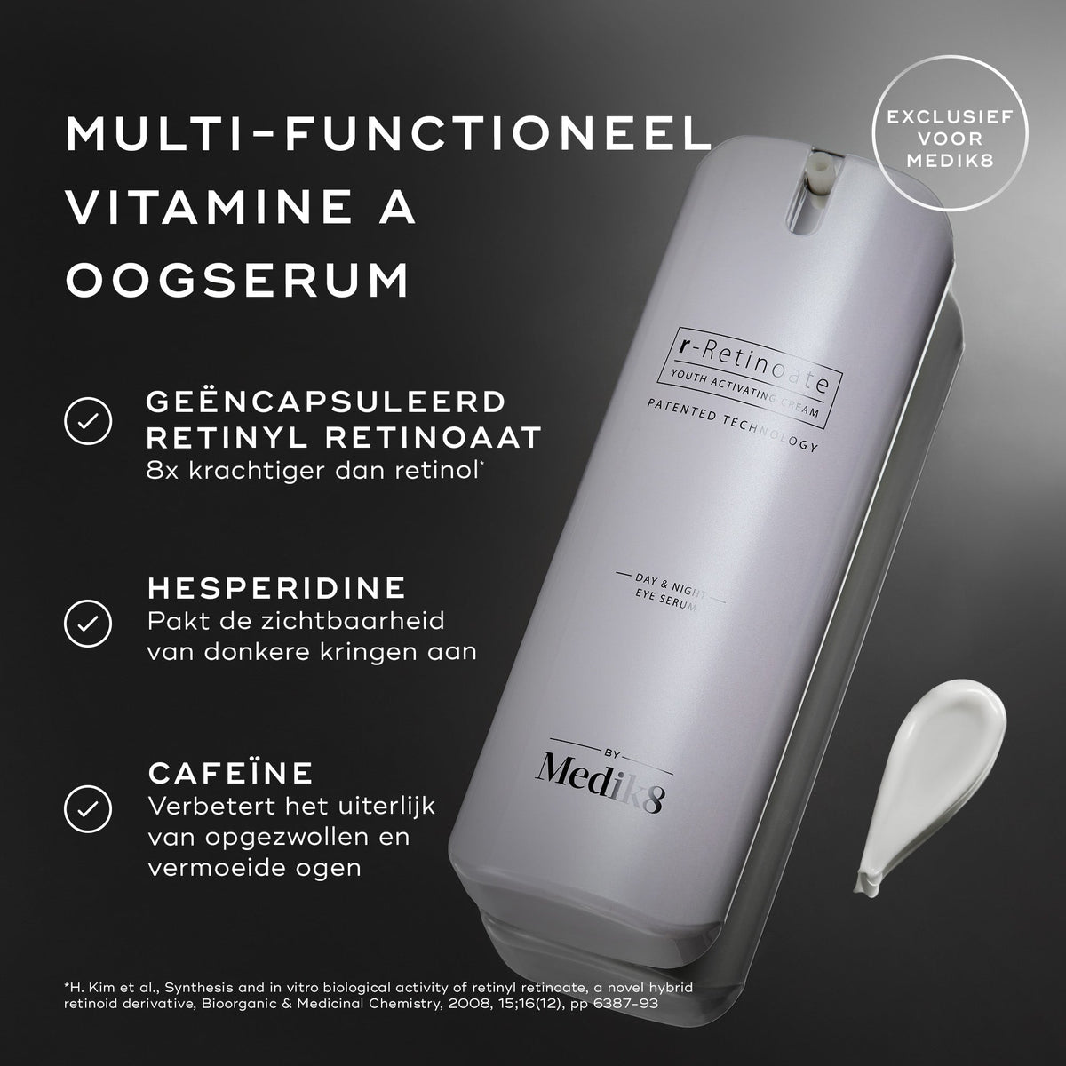 Medik8 r-Retinoate - Day & Night Eye Serum 15ml ingredientes principales