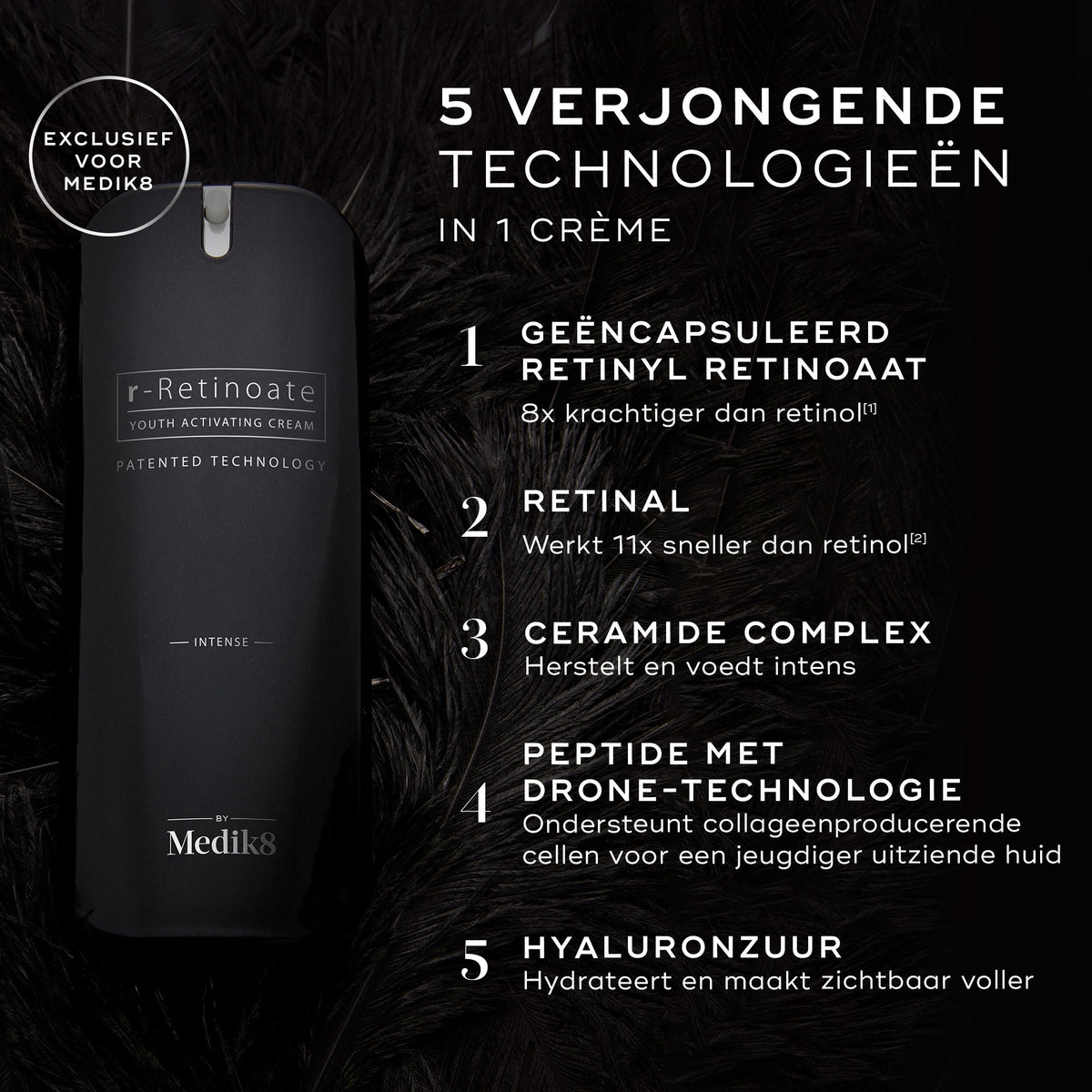 Medik8 r-Retinoate Intense - Night cream 50ml ingredientes principales