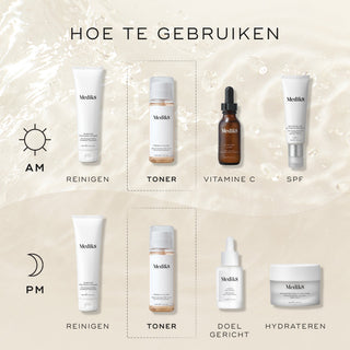 Medik8 Press & Glow Refill 200ml layering-gids