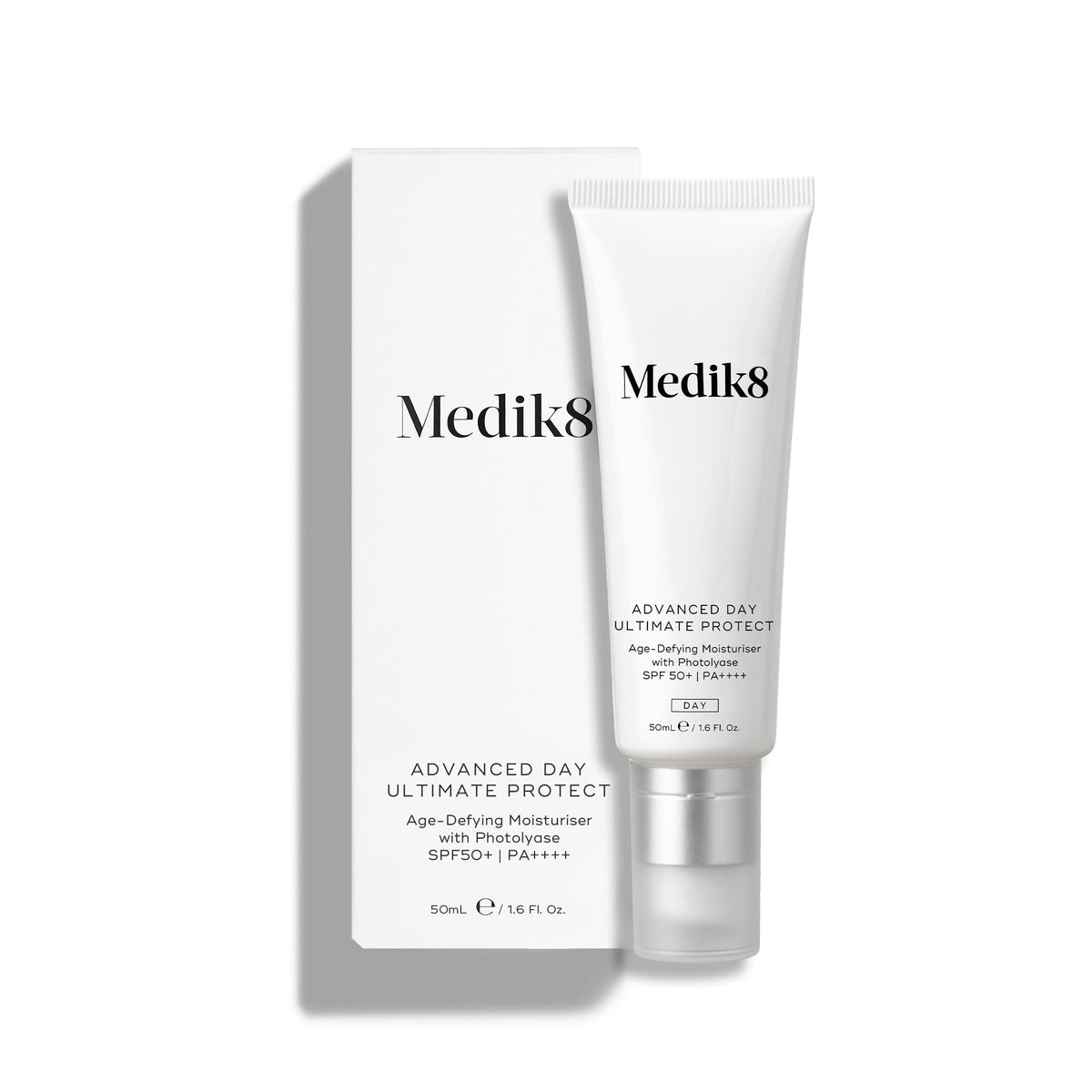 Medik8 Advanced Day Ultimate Protect SPF50+ con caja