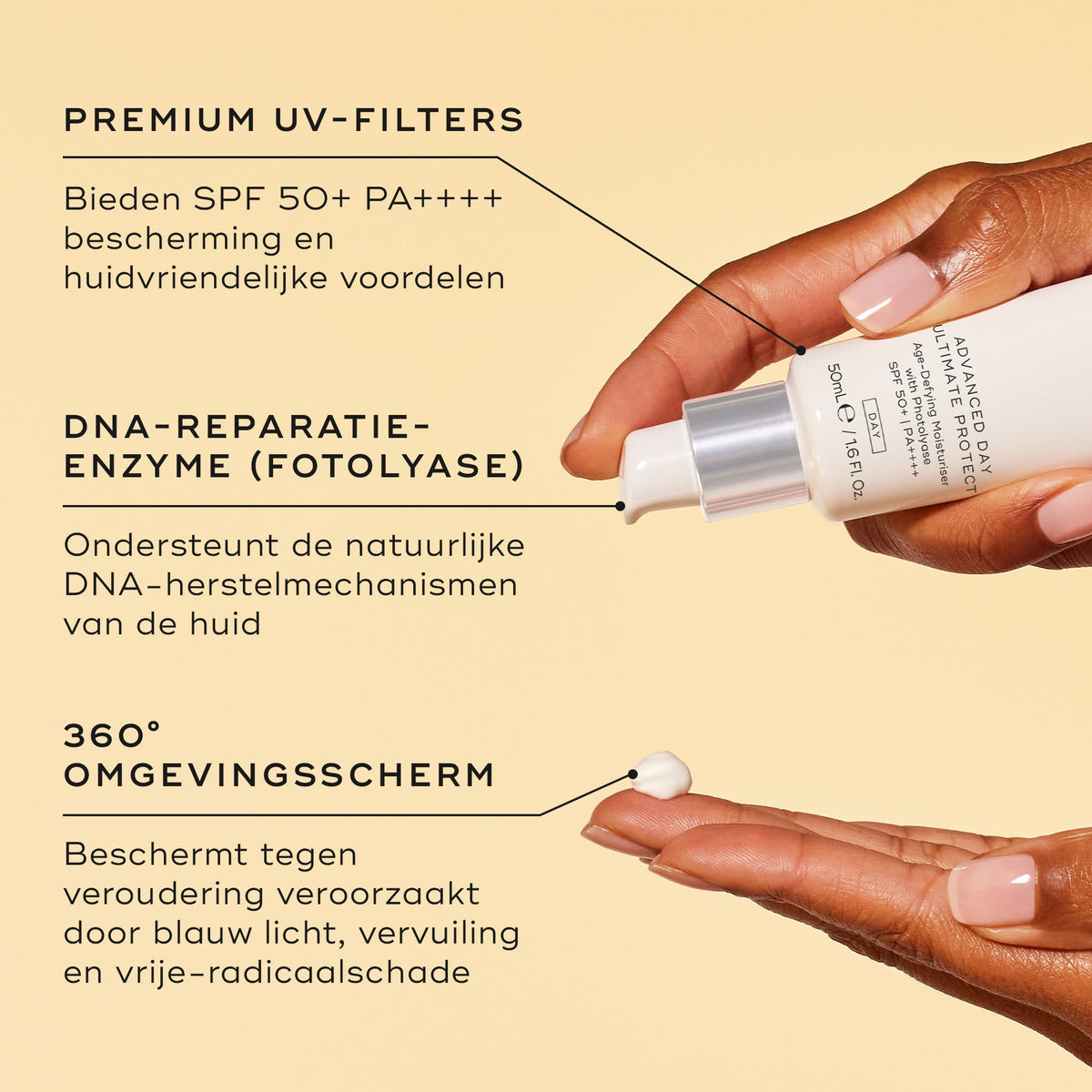 Medik8 Advanced Day Ultimate Protect SPF 50+ 50ml ingredientes principales