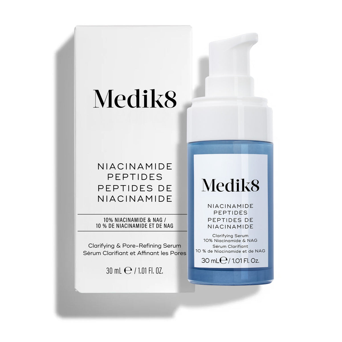 Medik8 Niacinamide peptides 30ml con caja