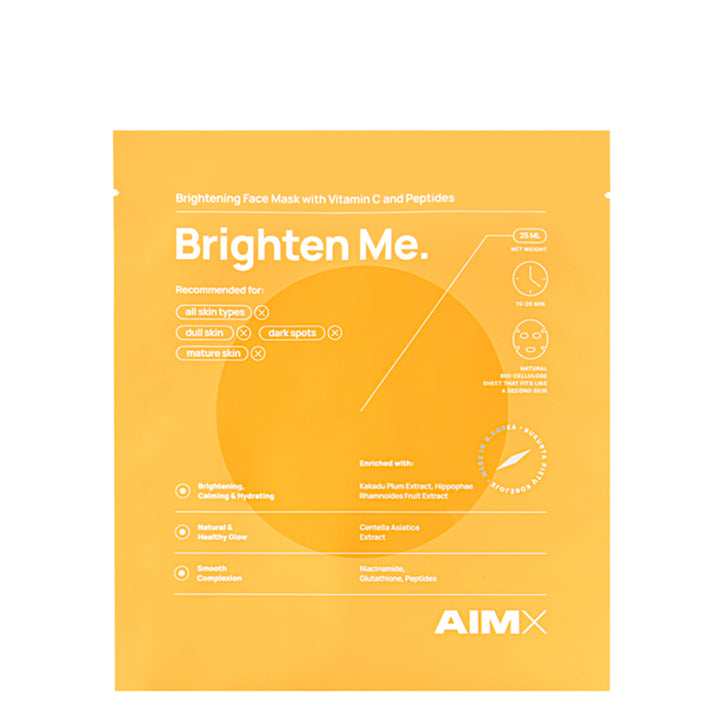 AIMX Brighten Me - Mascarilla facial con vitamina C