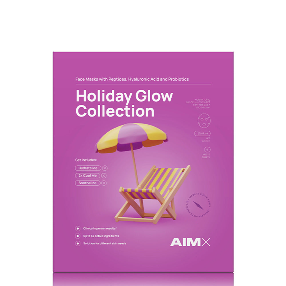 AIMX Holiday Glow Collection, 4 mascarillas