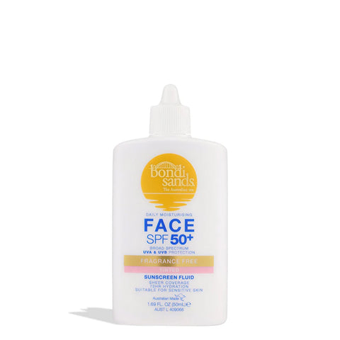 Bondi Sands EverydayFace Fluid Tinted SPF 50+ Fragrance Free 50 ml