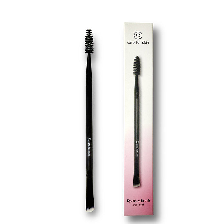 Care for Skin Pincel de cejas doble extremo