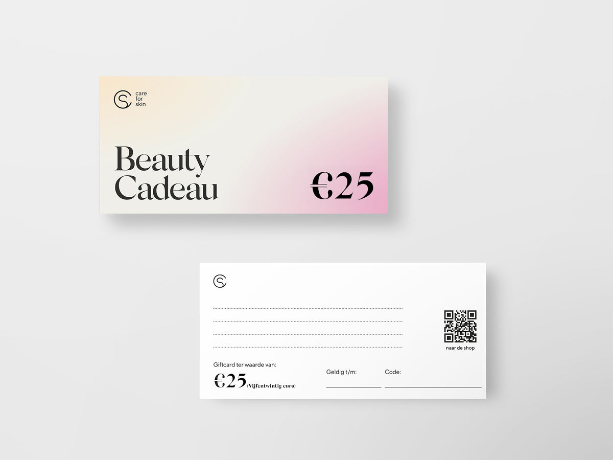 Care for Skin Gift Card 25euro anverso y reverso