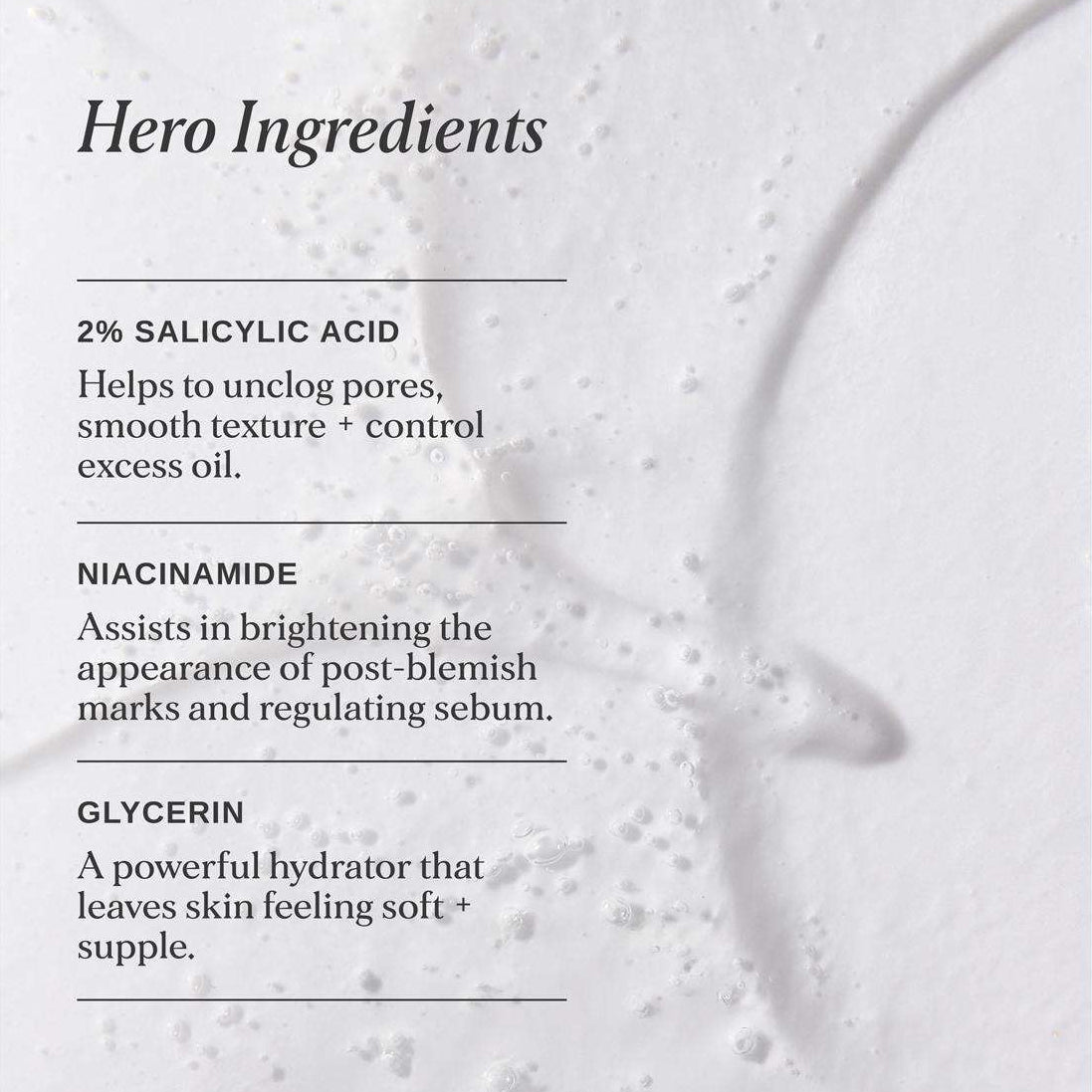 Alpha-H Clear Skin Face & Body Wash ingredientes