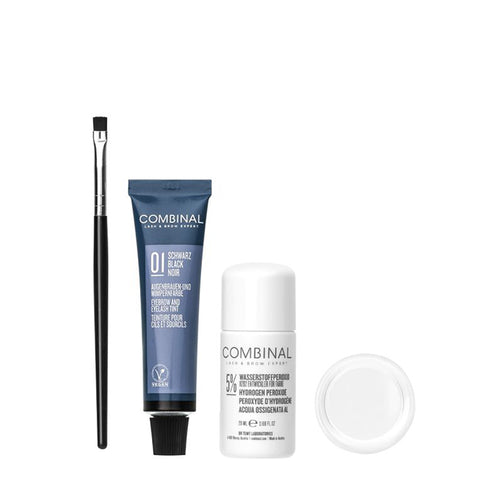 Combinal tinte para cejas y pestañas (mini kit) Negro 01