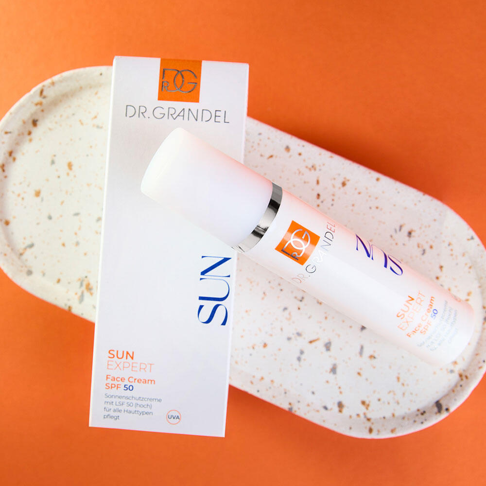 Dr. Grandel SUN Expert Face Cream SPF 50 textura