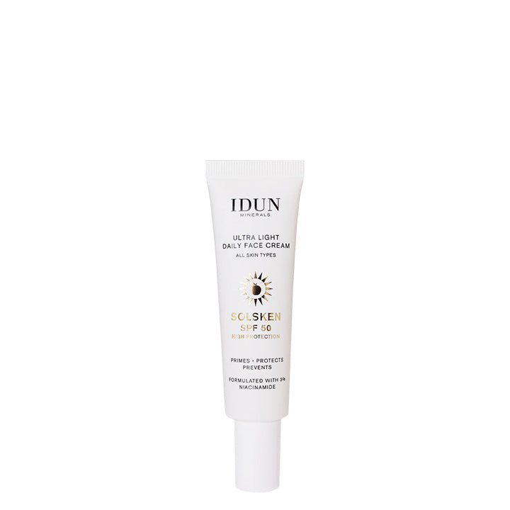 IDUN Minerals Primer & Crema de día Solsken SPF50