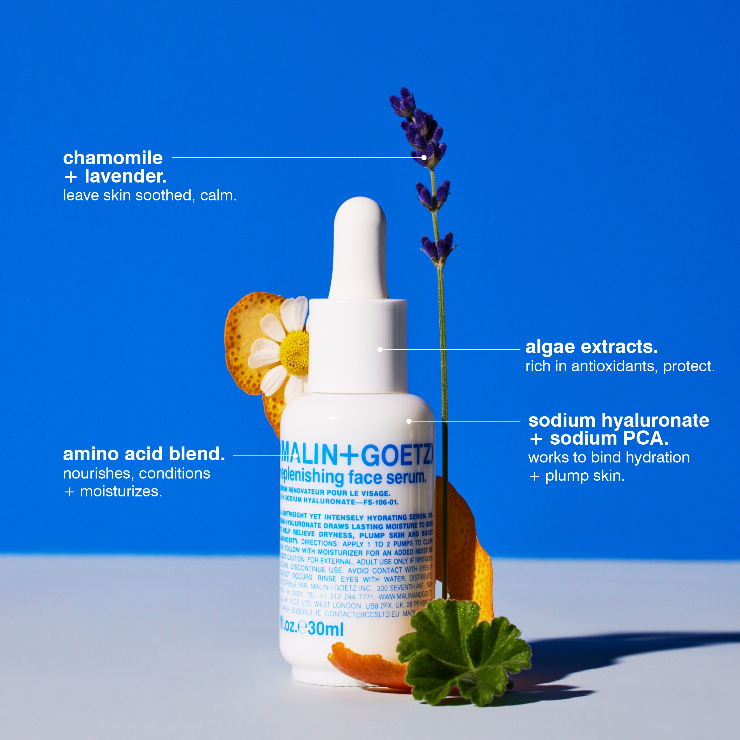 Malin+Goetz Replenishing Face Serum ingredientes