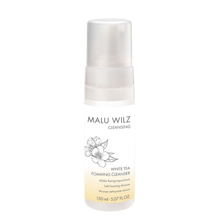 Malu Wilz Limpiador facial espumoso de té blanco 150 ml