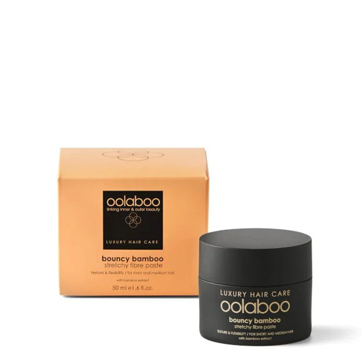 Oolaboo Bouncy Bamboo Fibre Paste tarro con caja
