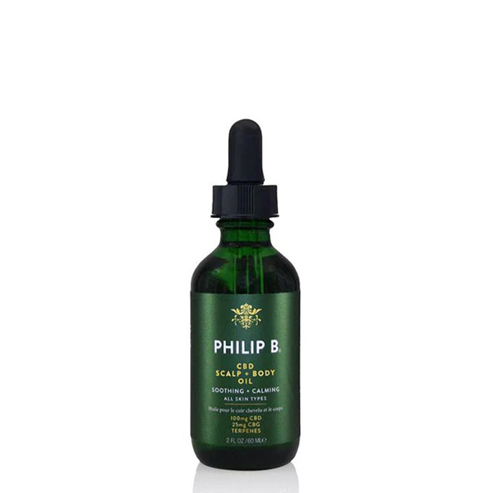 Philip B Aceite CBD para cuero cabelludo y cuerpo 60ml