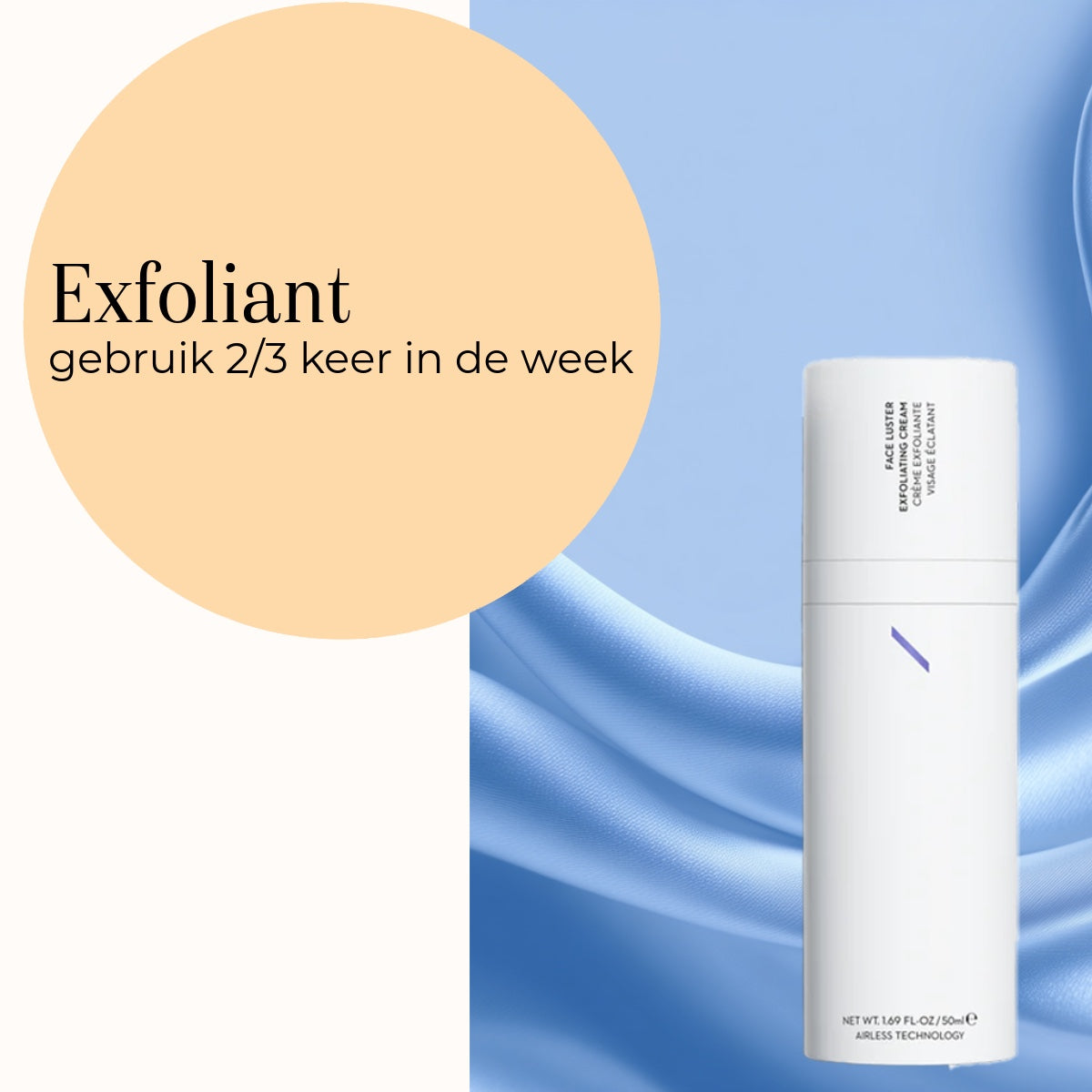Face Luster Exfoliating Cream uso