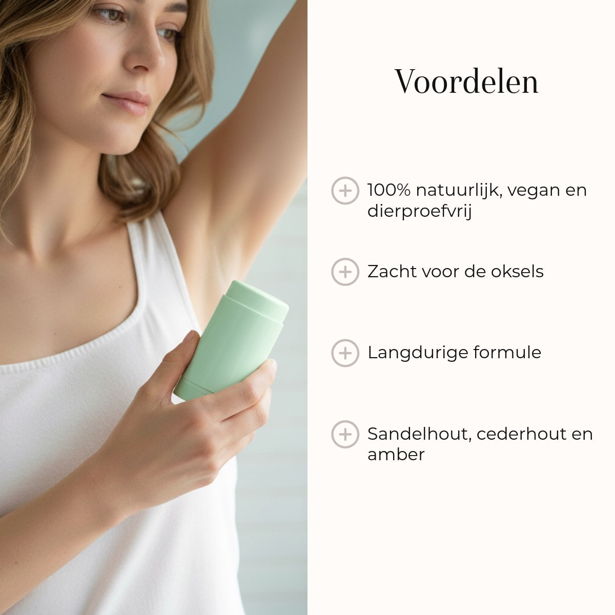 Deodorant - Santalum 75gr beneficios