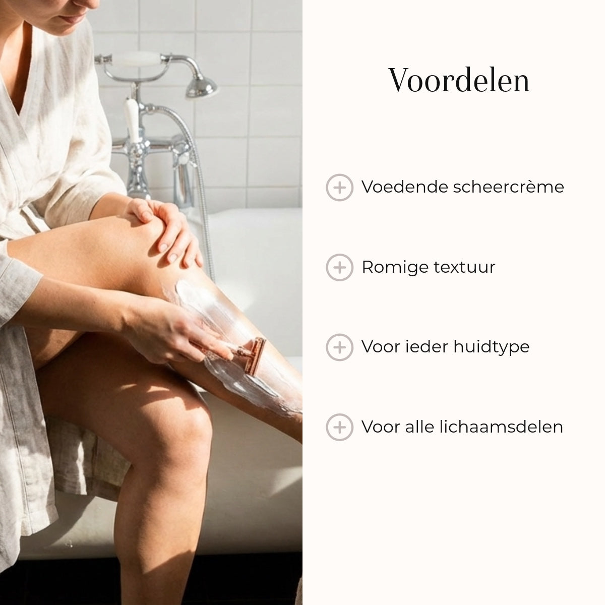 Chamomile Shave Cream beneficios