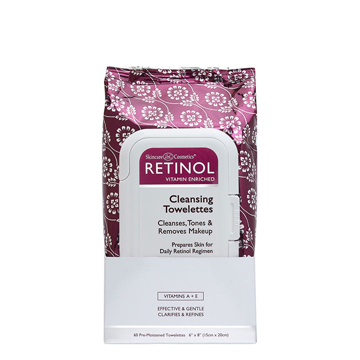 Skincare Cosmetics Retinol Toallitas limpiadoras Antiedad 60 uds