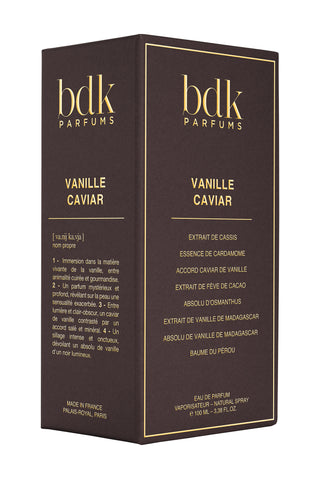 BDK Vanille Caviar box