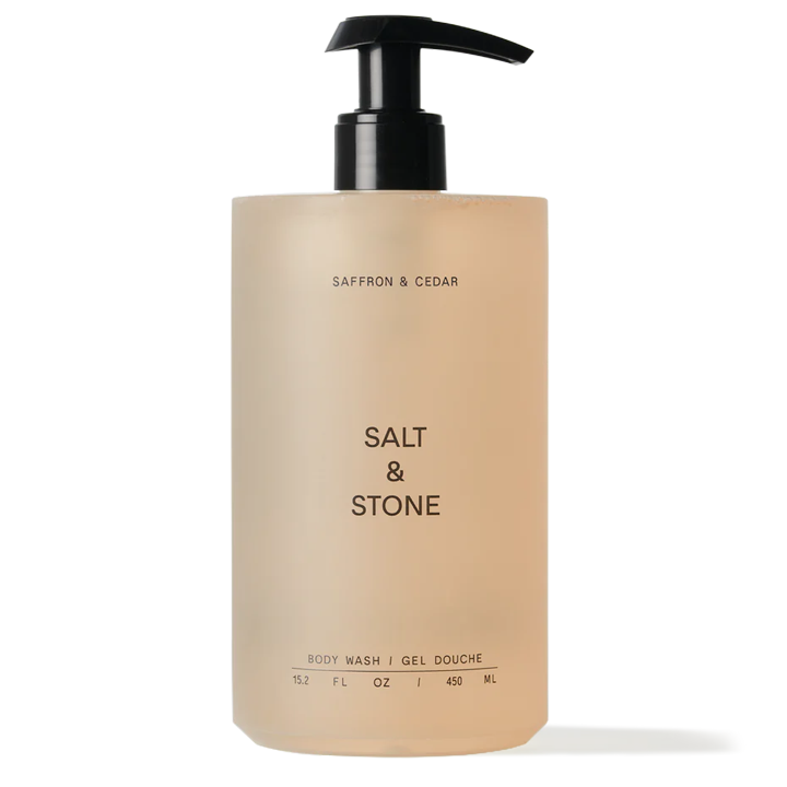 Salt & Stone Gel de baño Saffron & Cedar