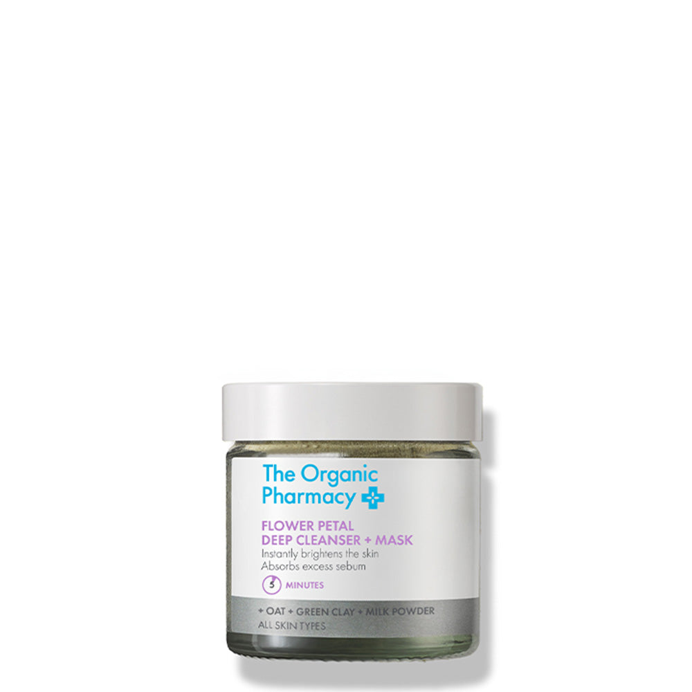 The Organic Pharmacy Limpiador facial y Mascarilla de pétalos de flores 40ml