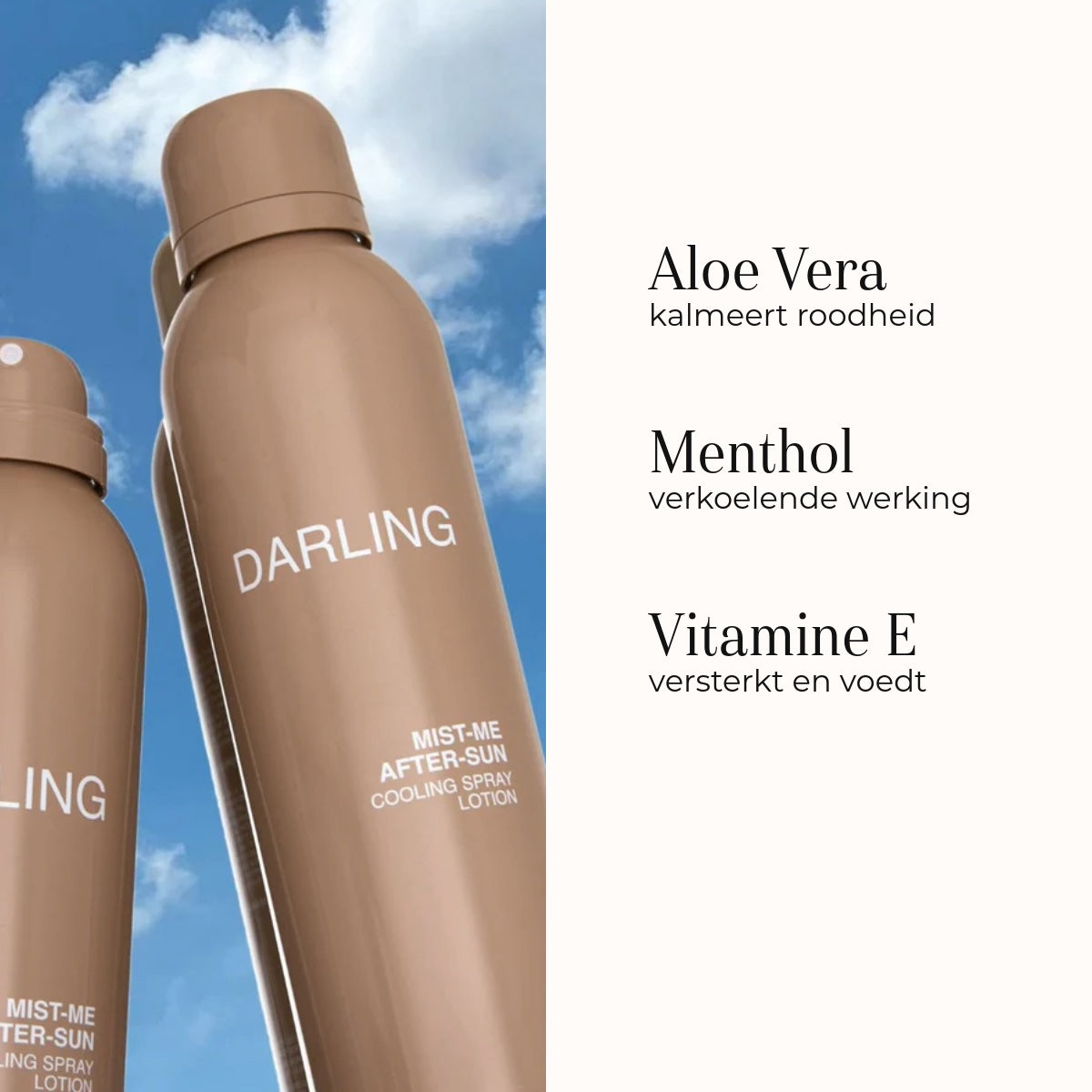 Mist-Me Aftersun 150ml ingredientes