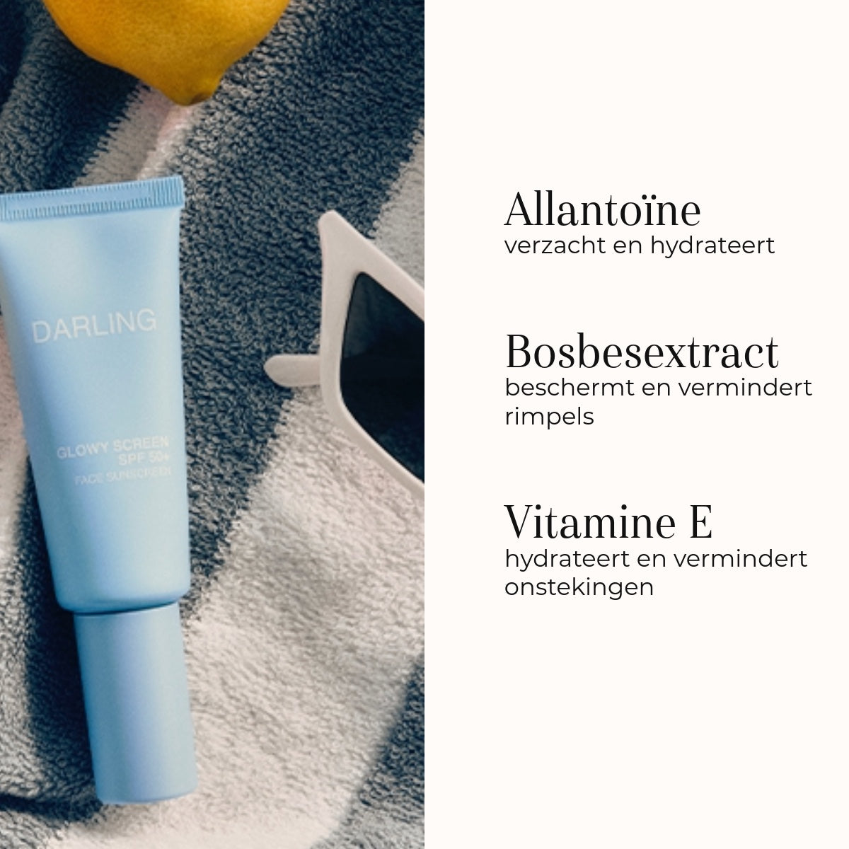 Glowy Screen SPF 50+ 40ml ingredientes