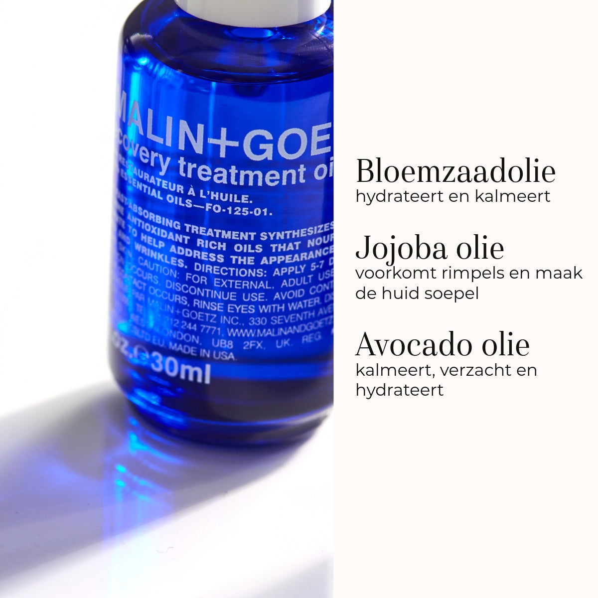Recovery Treatment Oil 30ml ingredientes