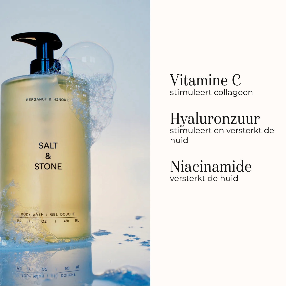 Body Wash - Bergamot & Hinoki ingredientes