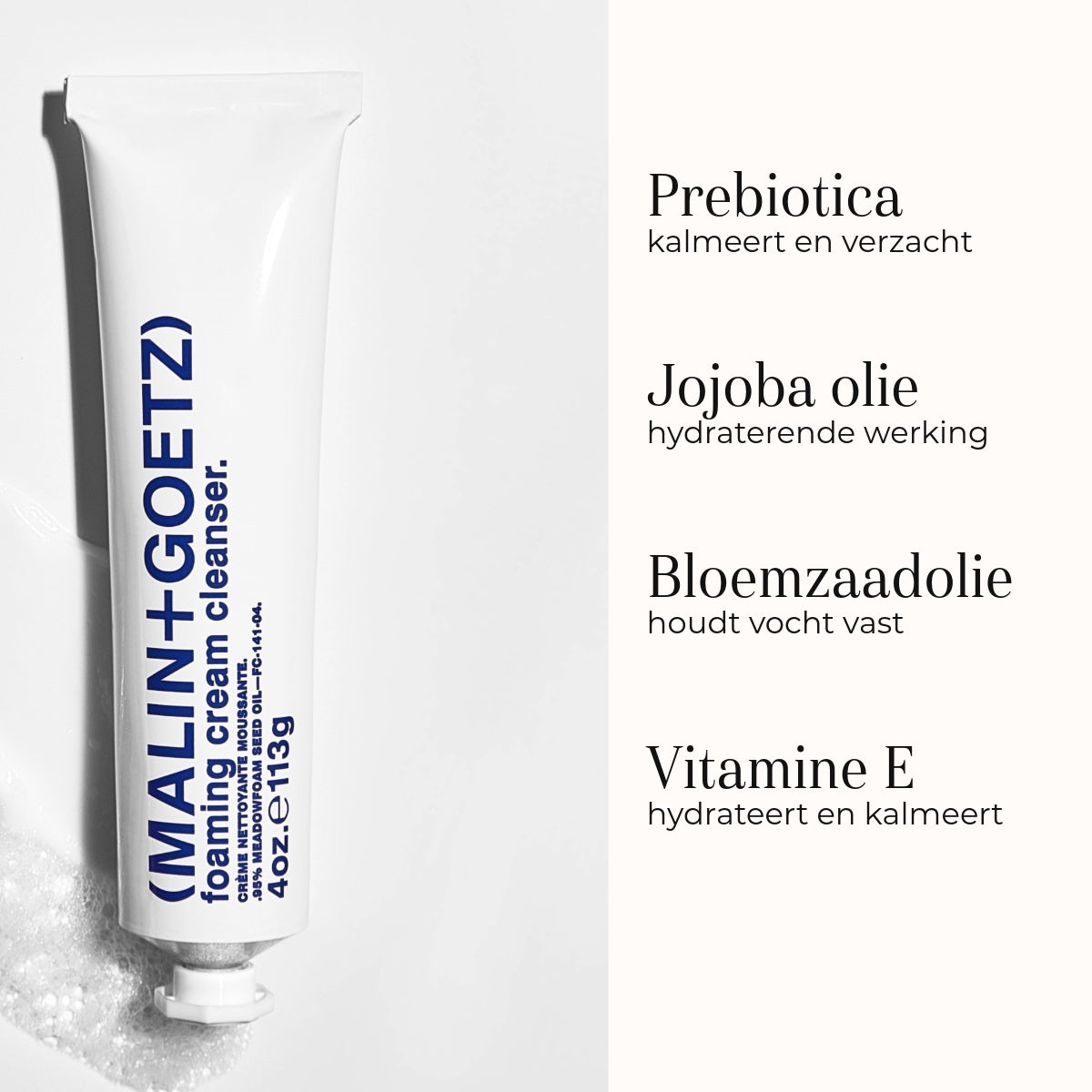 Foaming Cream Cleanser 113gr ingredientes