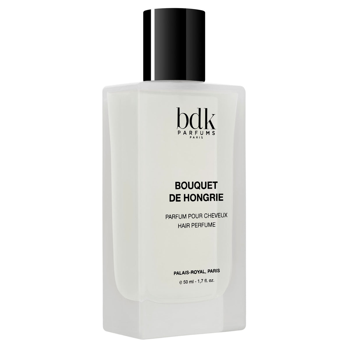 BDK Parfums Hair Perfume Bouquet de Hongrie frasco vista frontal en ángulo
