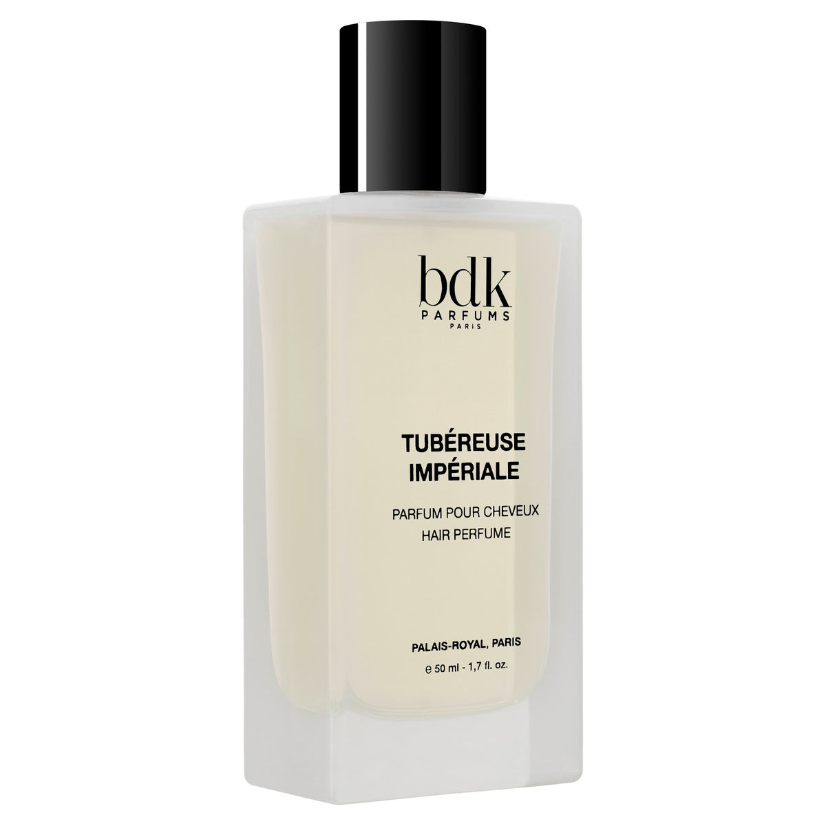 BDK Parfums Hair Perfume Tubereuse Imperiale frasco vista frontal en ángulo
