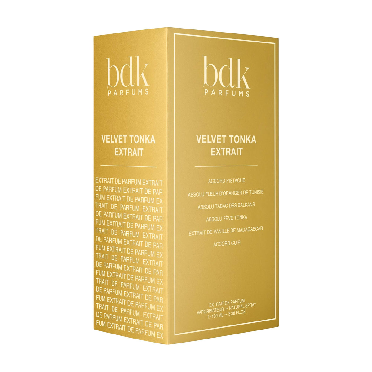 BDK Parfums Velvet Tonka Extrait 100ml caja dorada