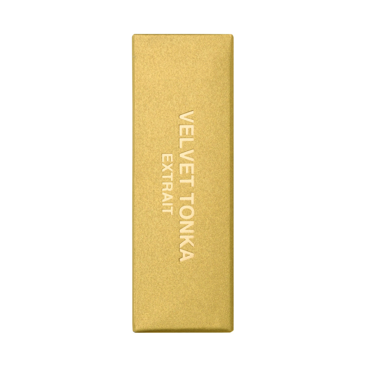 BDK Parfums Velvet Tonka Extrait 2ml estuche dorado con nombre del producto