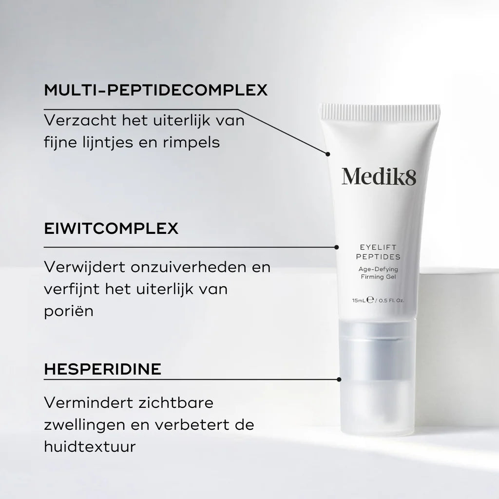 Medik8 Eyelift Peptides 15ml ingredientes péptidos y hesperidina