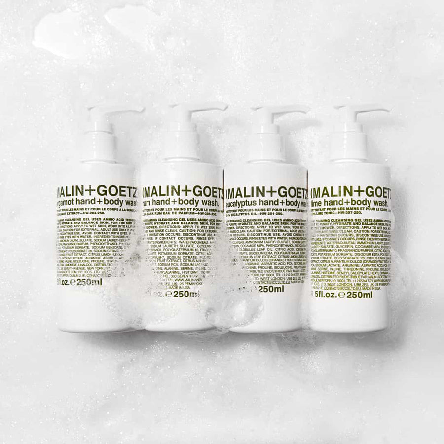 Malin+Goetz Rum Hand + Body Wash ambiente