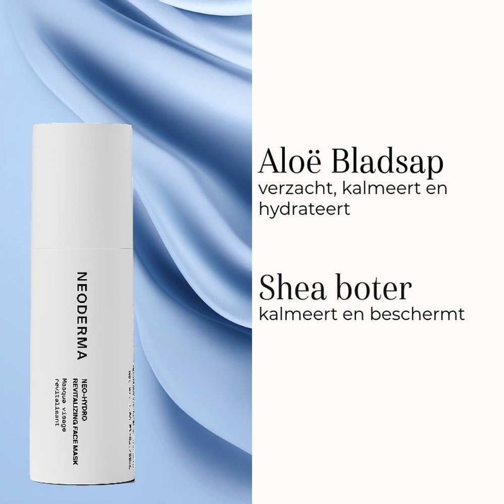 Neoderma Neo-Hydro Revitalizing Face Mask belangrijkste ingrediënten