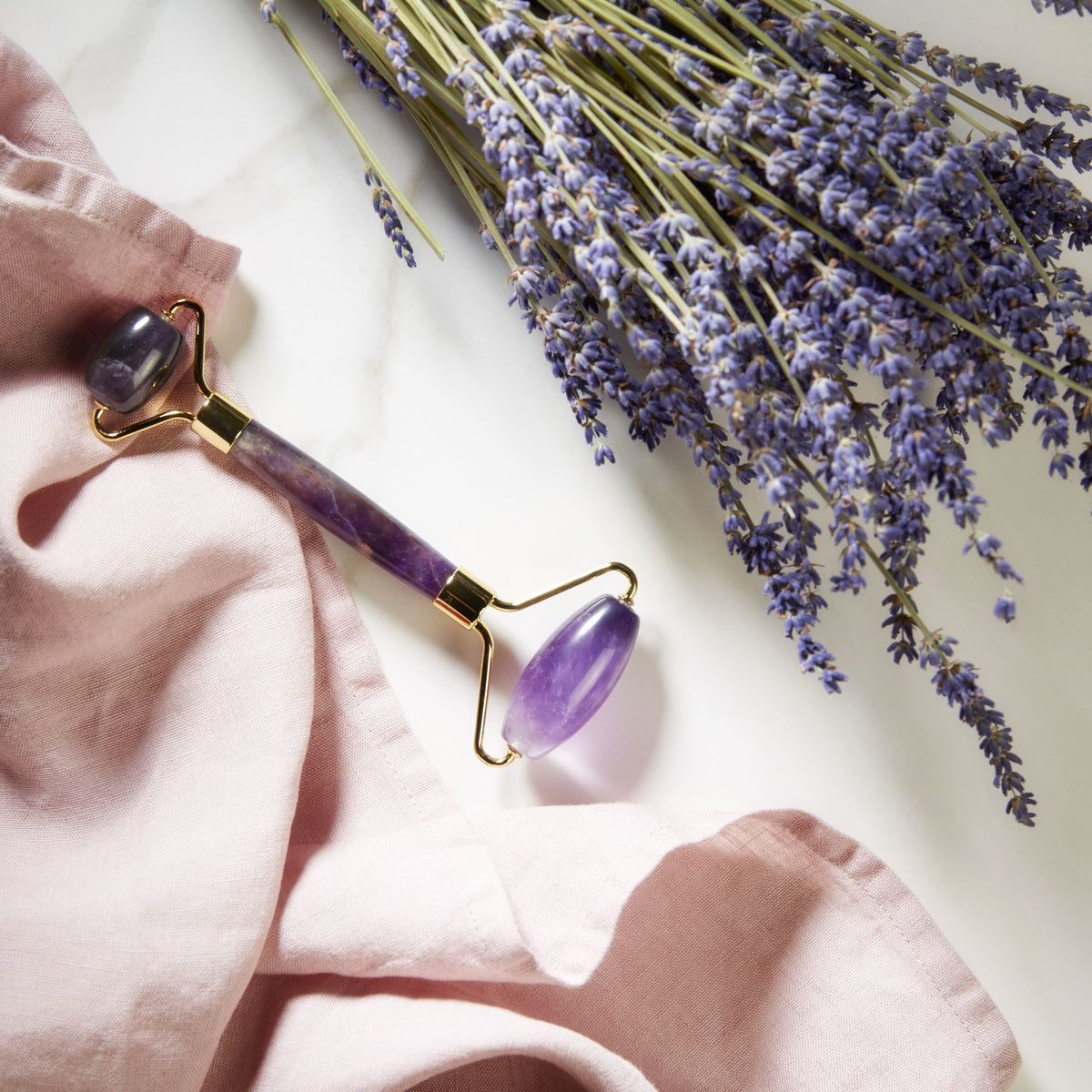 Oolaboo Amethist Beauty Roller con lavanda