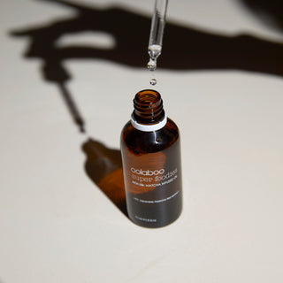 Oolaboo Super Foodies Matcha Infused Oil met pipet erboven