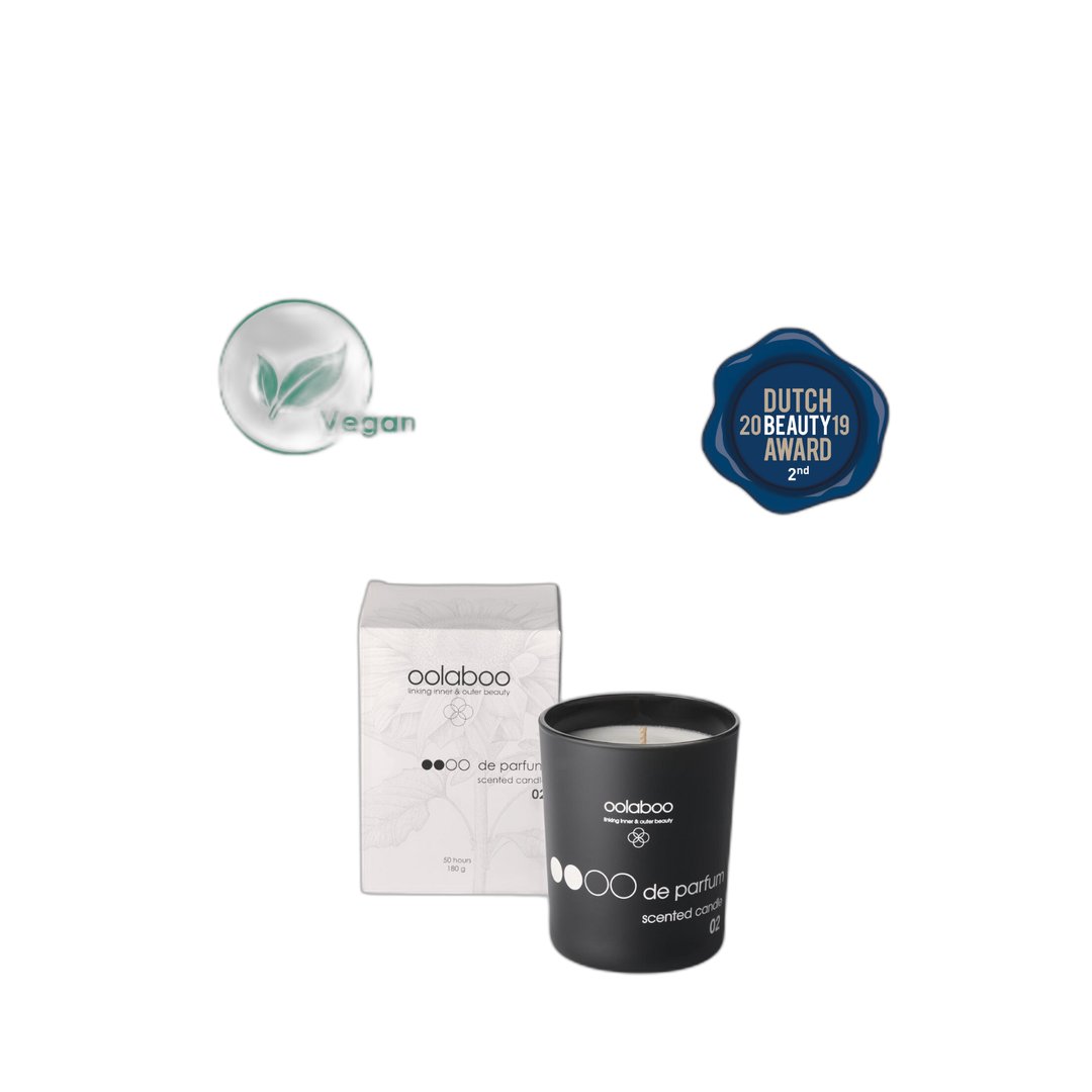 Oolaboo OOOO de Parfum Scented Candle 02 con caja, vegano y premio