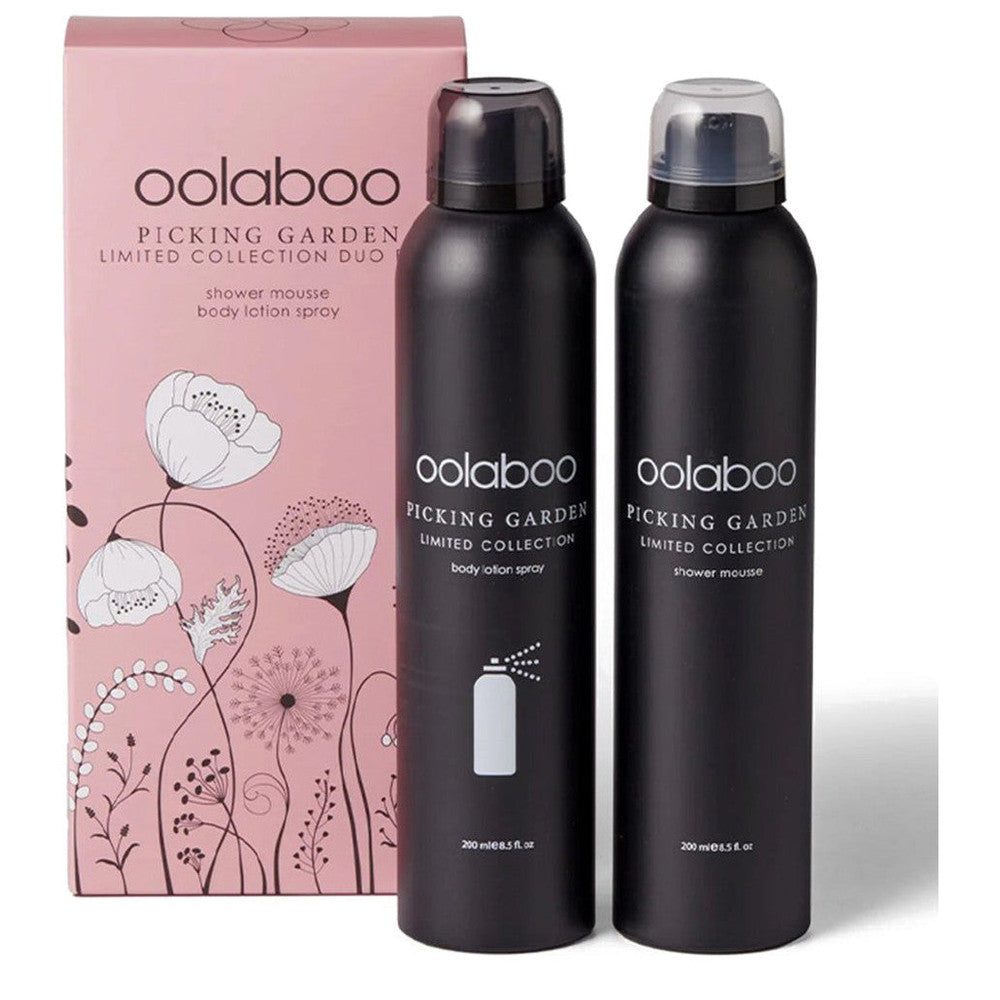 Oolaboo Picking Garden - Duo Pack / Shower Mousse & Body Lotion Spray 200 ml