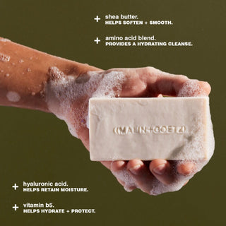 Vitamin B5 Hydrating Bar - Rum 140gr | Malin+Goetz