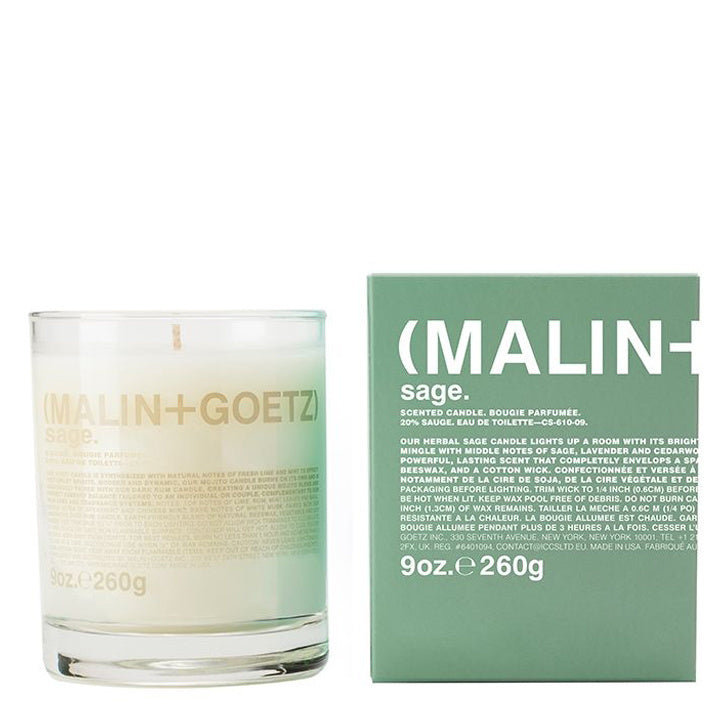 Malin+Goetz Vela perfumada - Salvia 260 g