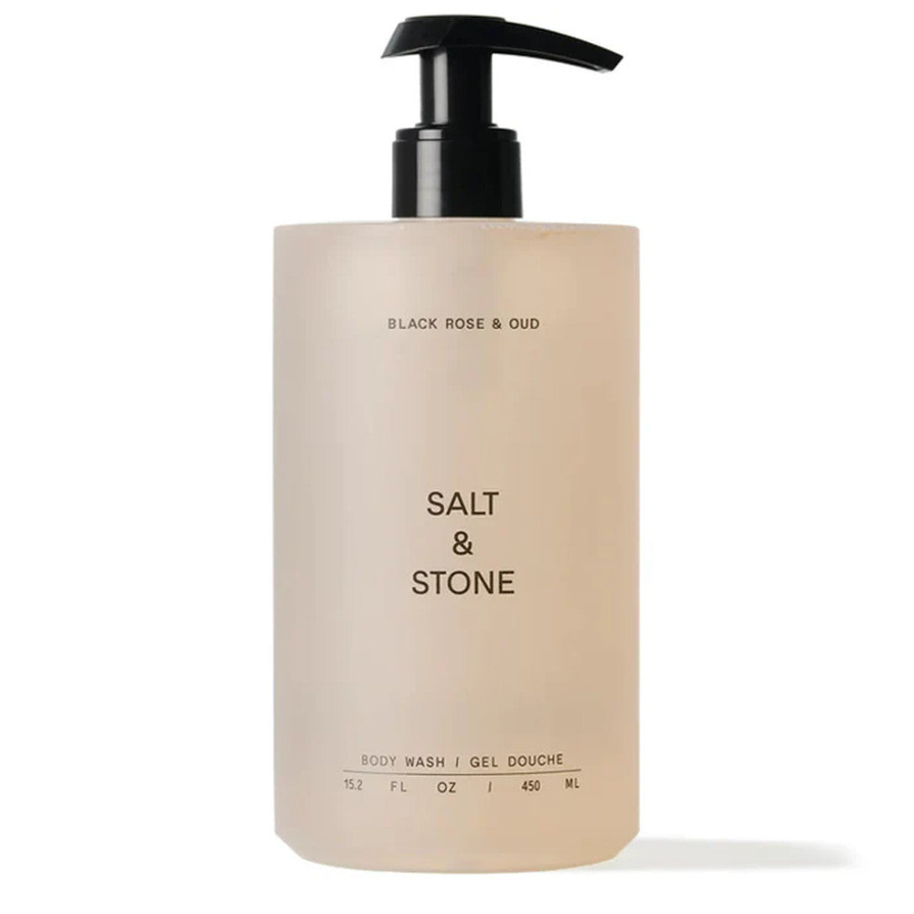 Salt & Stone Gel de ducha - Rosa Negra & Oud