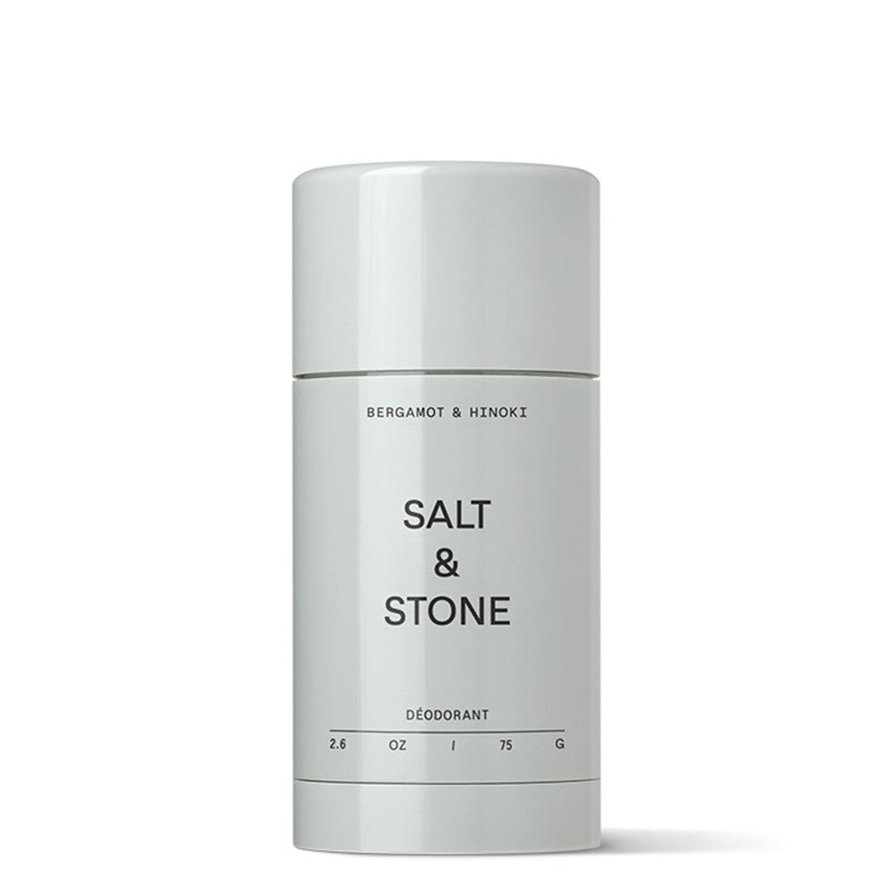 Salt & Stone Desodorante - Bergamota y Hinoki Extra Fuerte 75 g