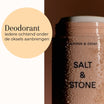 Salt & Stone Deodorant Saffron & Cedar 75gr gebruik